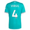 Officiële Voetbalshirt + Korte Broek Liverpool Virgil 4 Derde 2025-26 - Kids